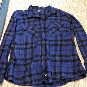 Eddie Bauer Flannel shirt petite large